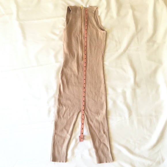 NWOT AKIRA Beige Sleeveless Jumpsuit Women Small - Picture 6 of 8